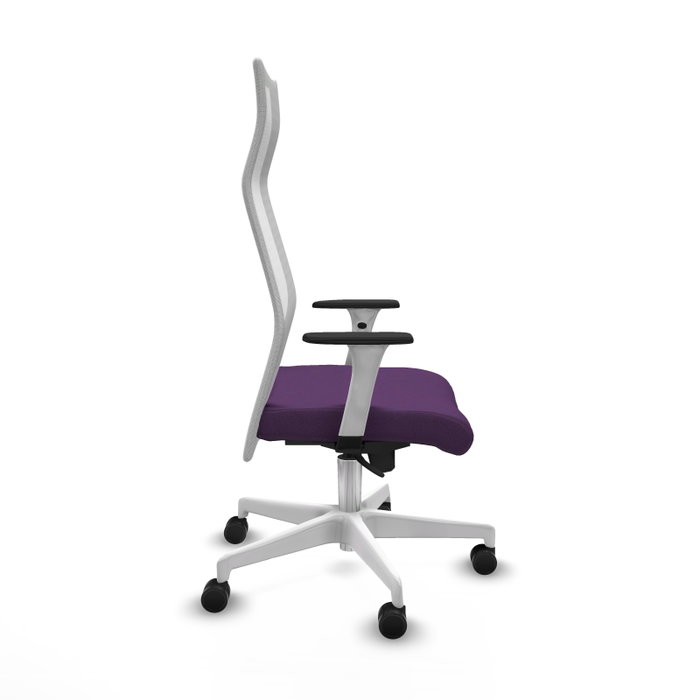 Piqueras y Crespo Albacete Chaise de Bureau Morado et Blanc
