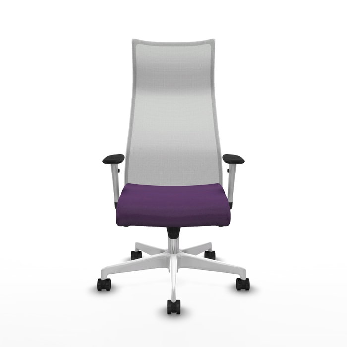Piqueras y Crespo Albacete Chaise de Bureau Morado et Blanc