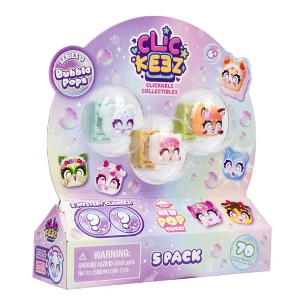 Bizak Clickeez Pack 5 unités Série 3 Bizak Clickeez Pack 5 unités Série 3