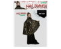 Atosa Cape Noire Courte avec Détails Dorés et Col Haut - 75 cm