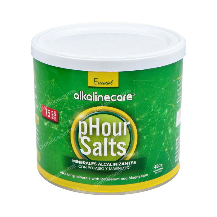 ALKALINE CARE Phour Salts Bote 450Gr - Sels reminéralisants au bicarbonate de sodium, potassium, calcium et magnésium ALKALINE CARE Phour Salts Bote 450Gr - Sels reminéralisants au bicarbonate de sodium, potassium, calcium et magnésium