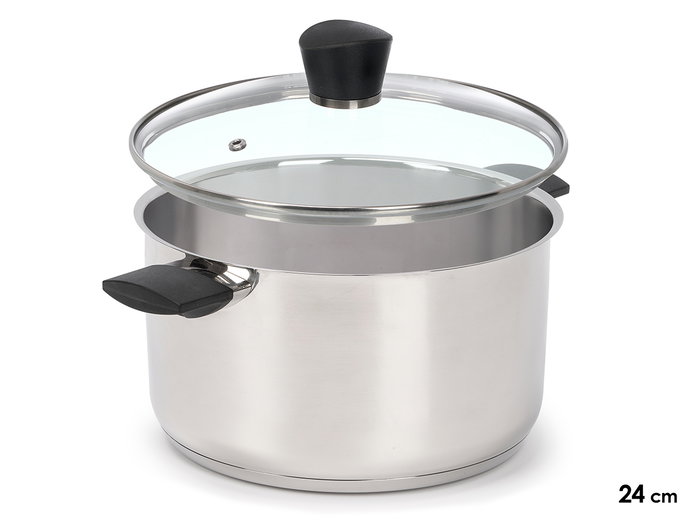 Kinvara Casserole 24cm - Finition Miroir Kinvara Casserole 24cm - Finition Miroir