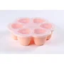 Beaba Multiportions en silicone rose 6x150 ml