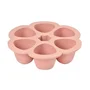 Beaba Multiportions en silicone rose 6x150 ml