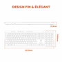 Mobility Lab KP450W Clavier sans fil AZERTY Noir et Gris full-size