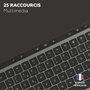 Mobility Lab KP450W Clavier sans fil AZERTY Noir et Gris full-size