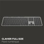 Mobility Lab KP450W Clavier sans fil AZERTY Noir et Gris full-size