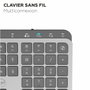 Mobility Lab KP450W Clavier sans fil AZERTY Noir et Gris full-size