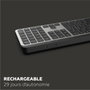 Mobility Lab KP450W Clavier sans fil AZERTY Noir et Gris full-size