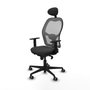 Piqueras y Crespo Chaise de Bureau 1D036G1 Gris foncé