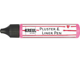 Kreul PLUSTER & LINER PEN effet 3D rose 29ml