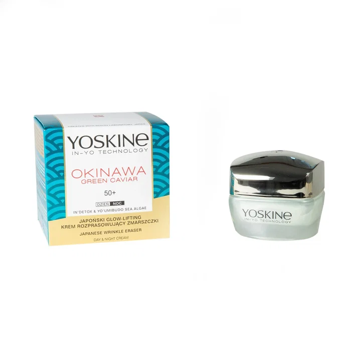 Yoskine Okinawa 50+ Crème Anti-Rides au Caviar Vert Jour & Nuit 50 ml