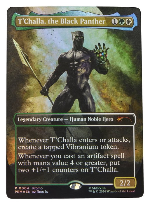 Hasbro Black Panther Marvel Legends Series x Magic: The Gathering