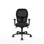 Piqueras y Crespo Chaise de Bureau Jorquera Noire