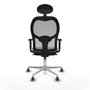 Piqueras y Crespo Chaise de Bureau avec Appui-tête 1D086G1 Vert