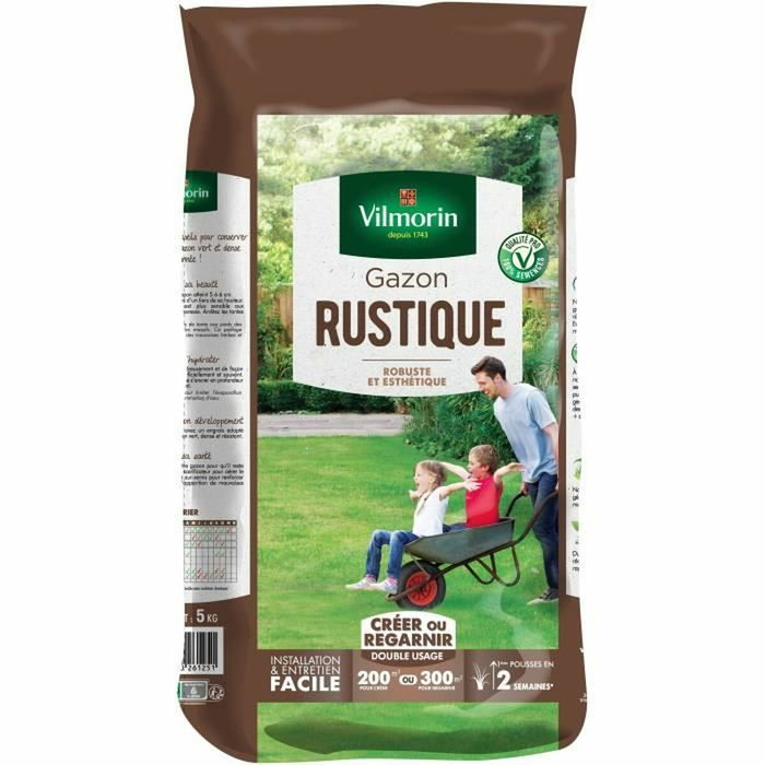 Vilmorin Semences de gazon Rustique 5 kg Vilmorin Semences de gazon Rustique 5 kg