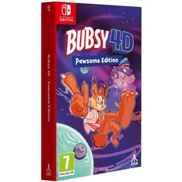 Just For Games - Bubsy 4D Pawsome Edition - Jeu d'Aventure et de Plateformes pour Nintendo Switch