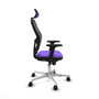 Piqueras y Crespo Chaise de Bureau avec Appui-tête 2D086N2 Lila
