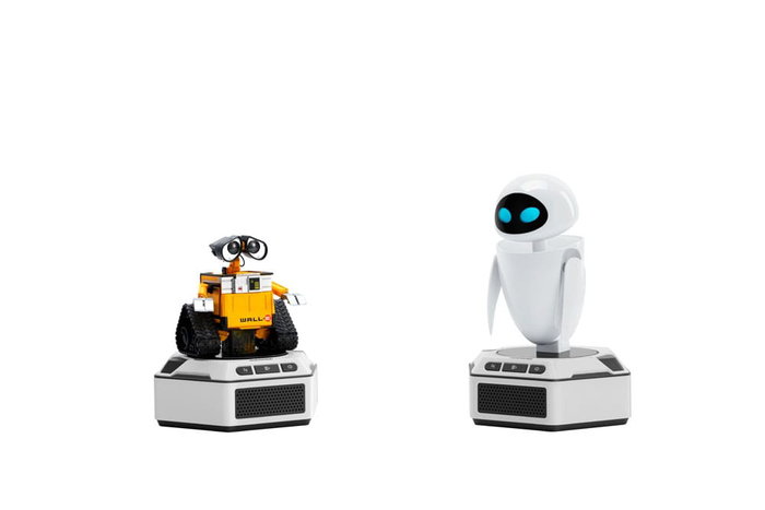Robosen Wall-E & Eve Mini Robots Interactifs - Pack de 2 figurines