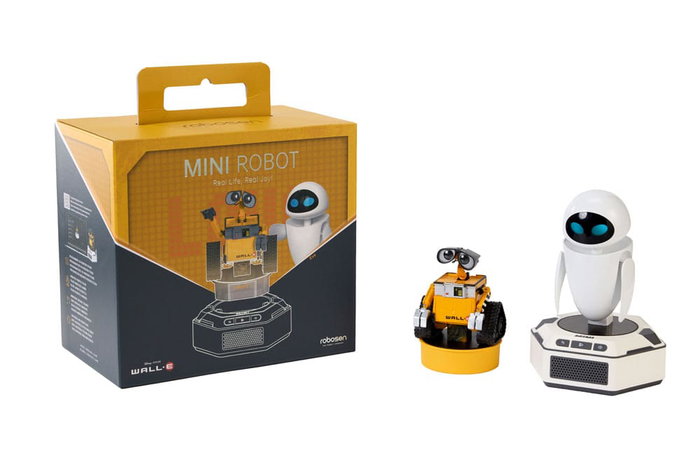 Robosen Wall-E & Eve Mini Robots Interactifs - Pack de 2 figurines