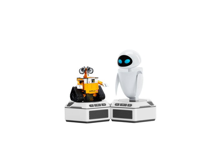 Robosen Wall-E & Eve Mini Robots Interactifs - Pack de 2 figurines