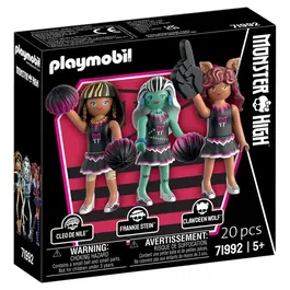 Playmobil 71992 Set de Figurines Monster High - La Brigade de la Peur avec Clawdeen Wolf, Cleo de Nile et Frankie Stein - 3 Figurines et Accessoires - Jouet Enfant dès 4 ans