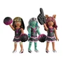 Playmobil 71992 Set de Figurines Monster High - La Brigade de la Peur avec Clawdeen Wolf, Cleo de Nile et Frankie Stein - 3 Figurines et Accessoires - Jouet Enfant dès 4 ans