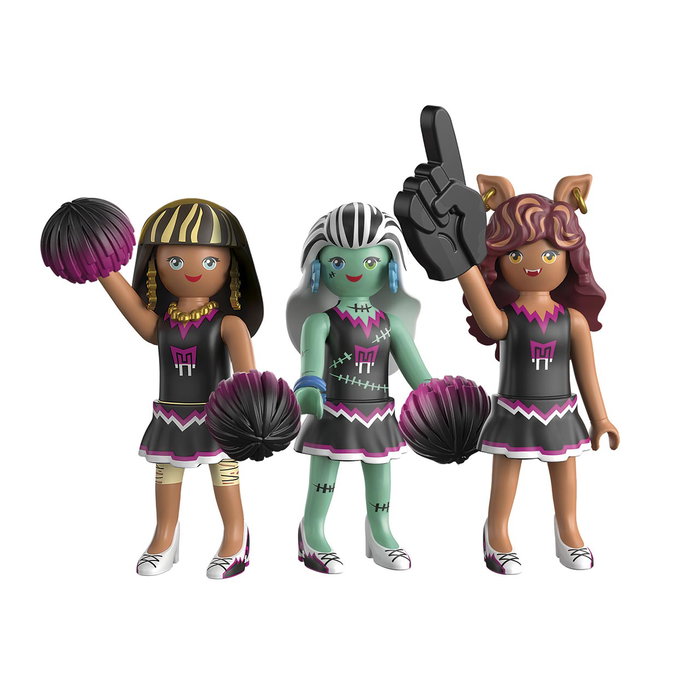 Playmobil Pack de la brigade de la peur Monster High, 3 figurines articulées