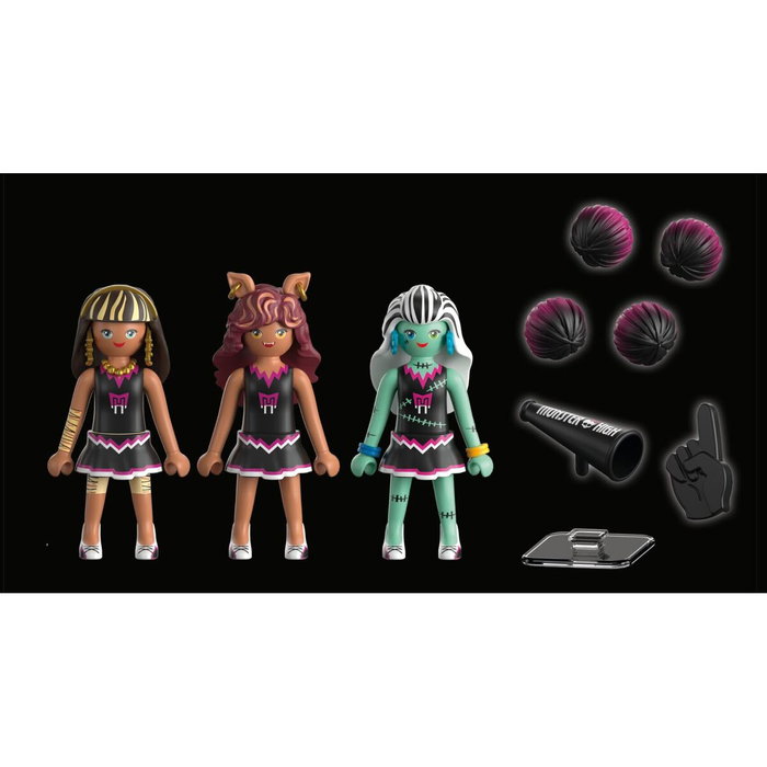Playmobil Pack de la brigade de la peur Monster High, 3 figurines articulées