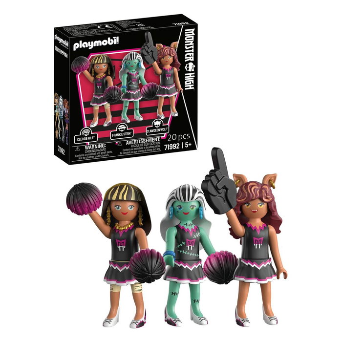Playmobil Pack de la brigade de la peur Monster High, 3 figurines articulées
