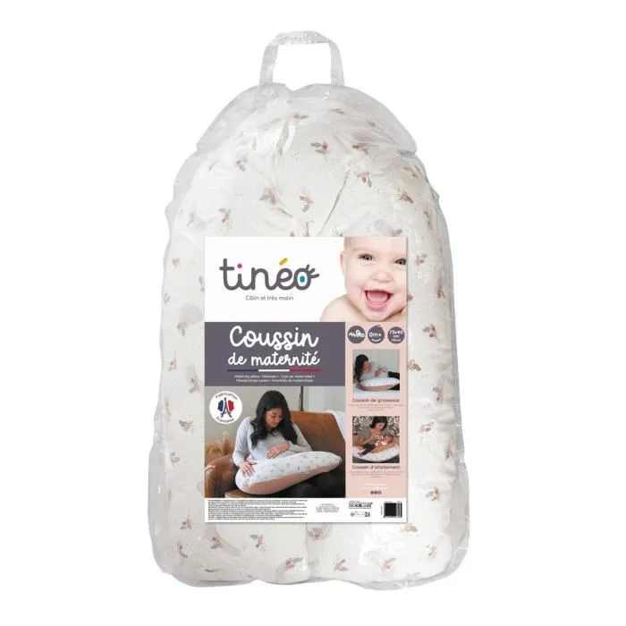 Tineo Coussin de maternité éponge microfibre Vert pour le confort de la maman et l'allaitement