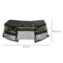 WOLFPACK LINEA PROFESIONAL Sacoche de coffreur double avec ceinture et support marteau