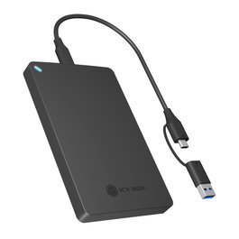 Icy IB-201T-CU31 Boîtier pour HDD/SSD SATA 2,5 pouces USB-C