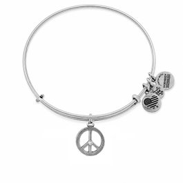Alex And Ani Bracelet Symbole de la Paix Gris