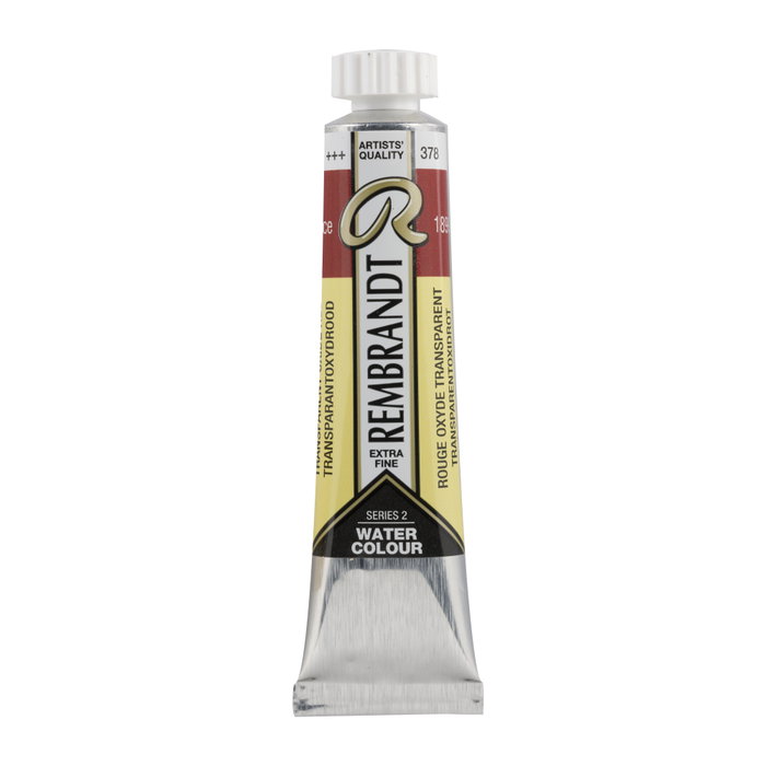 Rembrandt Aquarelle en Tube Rouge Oxyde Transparent 378 20 ml Rembrandt Aquarelle en Tube Rouge Oxyde Transparent 378 20 ml