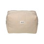 Nécessaire de Voyage Versa Vichy Beige Polyester 12 x 16 x 24 cm