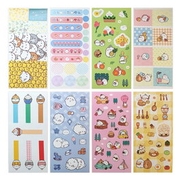 Molang stickers Happy Days