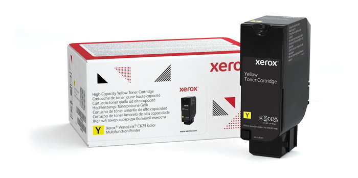 Xerox Toner C625 haute capacité Jaune 006R04639 Xerox Toner C625 haute capacité Jaune 006R04639