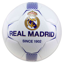 REAL MADRID Ballon de football blanc grande taille