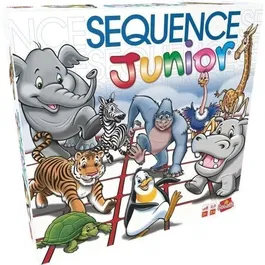 Goliath Sequence Junior - Jeu de société pour enfants, avec plateau animaux et chiffres amusants - Jeu familial