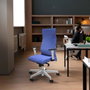 Piqueras Y Crespo Fauteuil Albacete Blanc avec mécanisme Synchro et accoudoirs 1D