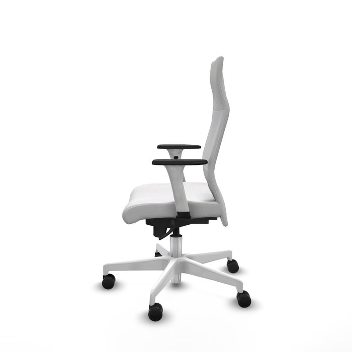 Piqueras Y Crespo Fauteuil Albacete Blanc avec mécanisme Synchro et accoudoirs 1D Piqueras Y Crespo Fauteuil Albacete Blanc avec mécanisme Synchro et accoudoirs 1D