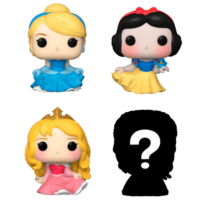 FUNKO Bitty Pop! Disney Princesses Cendrillon - Blister de 4 figurines
