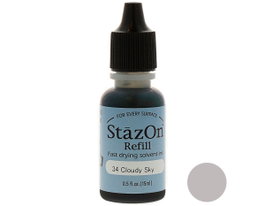 Tsukineko STAZON Recharge d'encre Cielo nublado 15ml