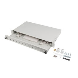 Lanberg Armoire Murale Rack FOP1-12SS-LDS Gris 19 pouces