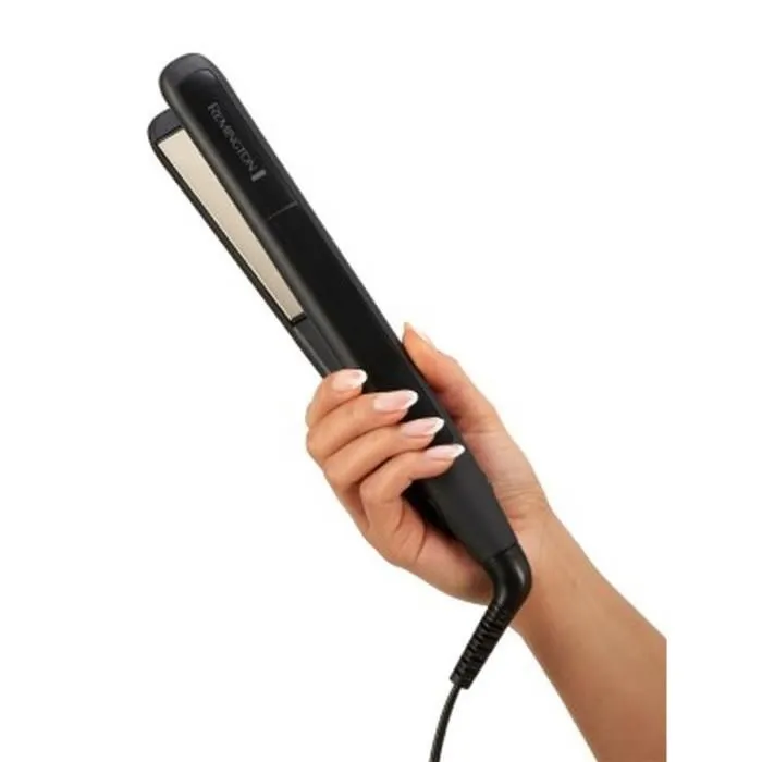 Remington S1370 - Lisseur céramique avec plaques chauffantes, température max 215°C, chauffe en 30 sec, arrêt automatique