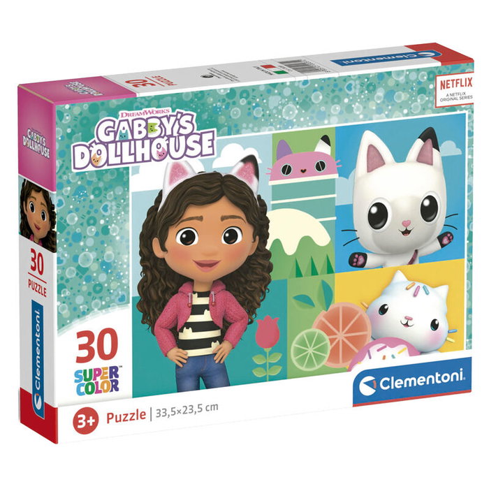CLEMENTONI Puzzle La Casa de Muñecas de Gabby 30 pièces CLEMENTONI Puzzle La Casa de Muñecas de Gabby 30 pièces