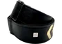 GETM Correa pour Guitare/Basse Sergeant Ted Gold Getm, Noir, Longueur Ajustable 165 cm, Polipiel Acolchée