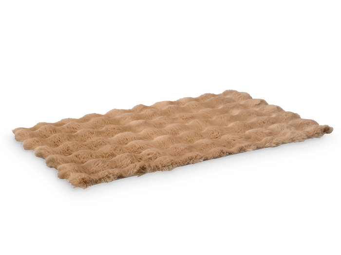Berilo Tapis de Bain Marron 80x50 cm Epaisseur 1 cm Polyster Base Antidérapante (Set de 12)