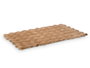Berilo Tapis de Bain Marron 80x50 cm Epaisseur 1 cm Polyster Base Antidérapante (Set de 12)